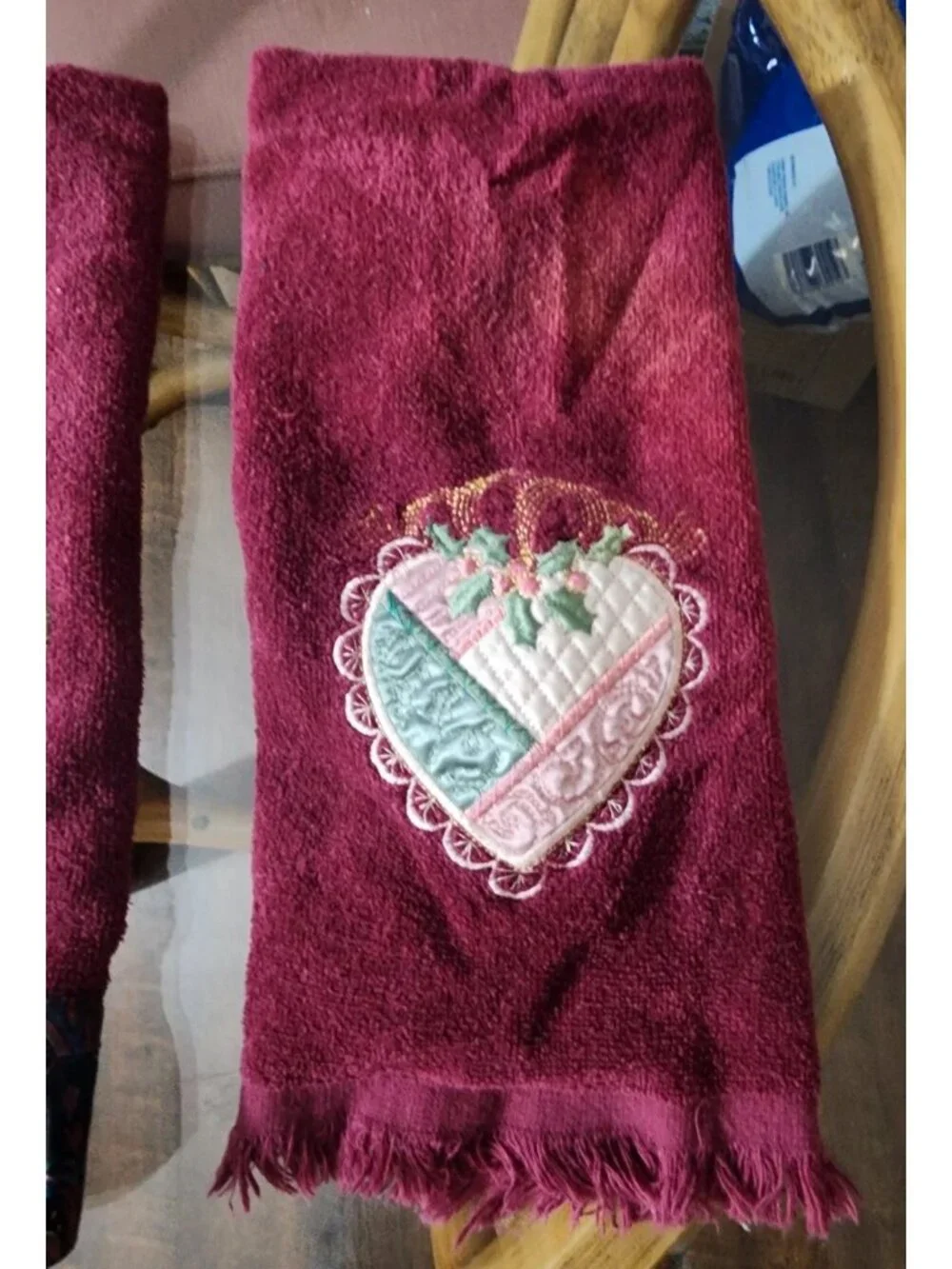 Burgandy Hand Towels
